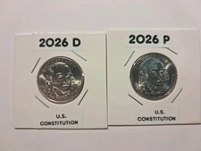 SET OF 2026 US CONSTITUTION QUARTERS ARE NOW AVAILABLE P AND D IN HOLDERS UNC picture