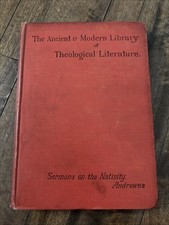 Sermons on the Nativity — Lancelot Andrewes — Antique HB, 1880s, Good Condition picture