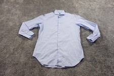Kamakura Maker's Shirt Mens 39 Blue Dress Shirt Oxford Long Sleeve Japanese picture