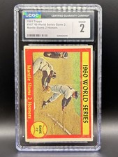 1961 Topps - World Series Mickey Mantle #307 CGC 2 picture