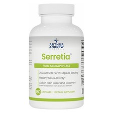 Arthur Andrew Medical Serretia Serrapeptase Enzyme 180 Caps picture