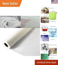 3 Yards High Tension Polyester Screen Printing Mesh - 160 Mesh - White Fabric picture