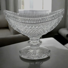 Waterford Crystal Heritage Mini Footed BOAT BOWL Ireland Original Box picture