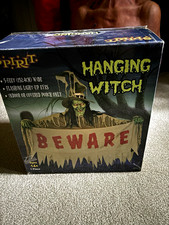Spirit Halloween 2009 hanging banner witch prop picture