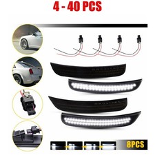 4-40 Dynamic White LED Side Marker Light&Harness Plug For 2015-23 Chrysler 300 A picture