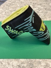 SWAG Golf Blade Putter Cover – Lime Green / Teal / Black | Premium Headcover picture
