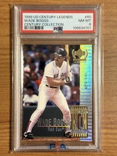 1999 Upper Deck CENTURY LEGENDS Wade Boggs #/100 rare PSA 8 POP 3 (none higher) picture