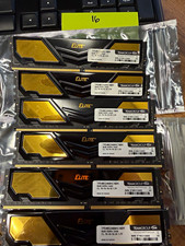 TEAMGROUP Elite 48GB (6x8GB) DDR4-2400 DIMM Unbuffered RAM TPD48G2400HC16BK picture