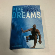 Kelly Slater Pipe Dreams: A Surfer's Journey (2003 HC) Signed 1st Ed DJ picture