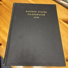 Eastern States Cooperator - Bound Complete 1934 Year Antique Farming Co-Operator picture