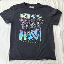 Kiss Destroyer Band T-Shirt Men's Size Large - Graphic Concert Tee picture
