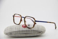 NEW J.F. REY JF 3033 9120 HAVANA BLUE ORANGE GUNMETAL AUTHENTIC EYEGLASSES 50-19 picture