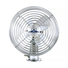 United Pacific 40848 Heavy-Duty Chrome 12V Car Fan w/6