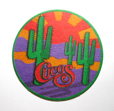 Vintage 1994 Dos Equis Beer Coaster Cactus Sunset Barware Breweriana Memorabilia picture