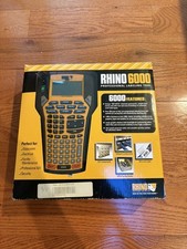 {NEW} DYMO Rhino 6000 Industrial Label Maker w/ box & manuals  picture