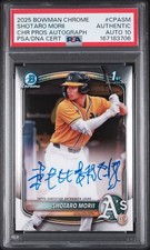 2025 Bowman Chrome #CPASM Shotaro Morii Kanji Auto PSA/DNA 10 Gem Mint picture