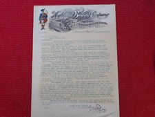 Antique 1905 Highland Buggy Co Advertising Letter Head Carriage Manufacturer picture