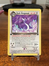 2000 Pokémon Team Rocket First Edition Dark Dragonair #33/82 NM picture