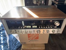 SANSUI 9090DB Stereo Receiver - For Parts Repair Needs Service As-Is - Powers Up picture