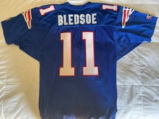 Drew Bledsoe New England Patriots Authentic Wilson Pro Line Jersey Size 44 picture