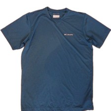 Columbia Shirt Mens S/P Orange Omni-Wick Performance T-Shirt Regular Fit picture
