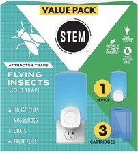 STEM Flying Insect Trap Includes 1 Plug-in Device & 3 Cartridges picture