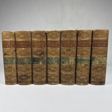 Antique Charles Dickens Works 15 Volume Set in 7 Books LEATHER 1875 OSGOOD picture