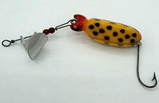 Vintage Summitt Beetle Wiggler Fishing Lure 1950s Duncan Oklahoma Frog Spinner picture