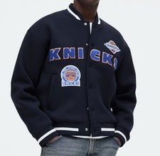 H&M NEW YORK KNICKS LOOSE-FIT BASKETBALL JACKET SIZE MEDIUM 2026 picture