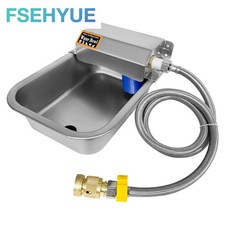 Automatic Dog Water Bowl Dispenser Drinking Water Bowl Stainless Steel picture