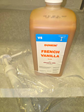 Dunkin' French Vanilla Swirl Coffee Syrup 7 lb Jug Kosher Exp Jan 20 2027 picture