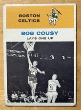 1961-62 Fleer Basketball #49 Bob Cousy In Action Boston Celtics GD-VG Rare picture