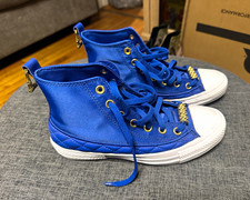 Converse Chuck Taylor All Star High Shine Game Royal High Top Lace Up A03089C picture