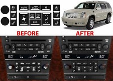 Replacement Steering Wheel Button Stickers For 07-14 Cadillac Escalade ESV EXT picture