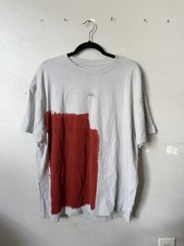 ACW A Cold Wall Paint Block Brush Stroke Red Samuel Ross Streetwear Tee Shirt picture