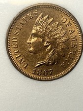 1867 Indian Cent   Beautiful Uncirculated picture