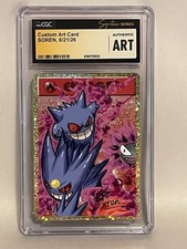 Soren Signed Sketched Pokemon JPN Custom Art Card CGC Authentic Art AUTO picture