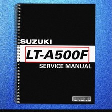 SUZUKI Vinson LT-A500F ATV Service Manual - METAL WIRE BOUND - STRONG COVERS picture