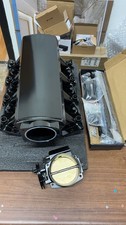 102mm High Intake Manifold LS1 LS2 LS6 4.8L 5.3L 5.7L w/Fuel Rail Throttle Black picture