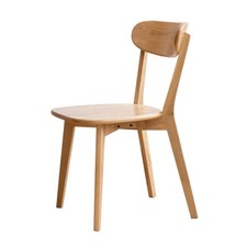 Solid Oak Dining Chair FAS Grade Natural Wood Kitchen Side Chair picture