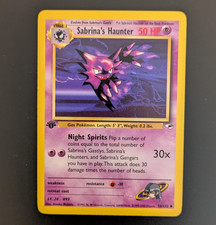 Sabrina's Haunter 058/132 Gym Heroes First Edition LP picture