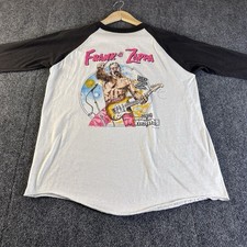 VTG 1988 Frank Zappa Concert Raglan T Shirt Mens XL 818 Pumpkin Single Stitch picture
