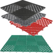 New Interlocking Garage Floor Tiles 25/55 PCS Deck 12