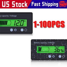 12V/24V/36/48V Battery Status Charge LCD Digital Indicator Monitor Meter Gauge picture