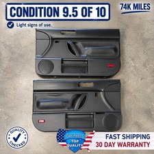 1998-2010 VW New Beetle Coupe Power Front Door Panels Black OEM picture