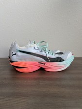 Puma Fast-R Nitro Elite 3 White Glowing Red Mint Men’s Size 9 US picture