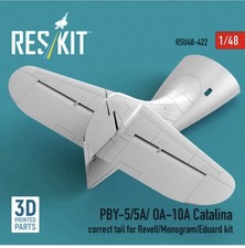 1/48 ResKit #480422 PBY Catalina Correct Tail For Revell/Eduard Kit picture