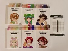 LOT OF 52 COPIC Sketch Japan MANGA & Multiliner Sota Kawaii Yumi Hiro Kaito Nami picture