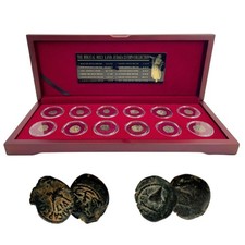 Ancient Judaea 12 Coin Set - Jesus / Biblical Holy Land (with presentation box) picture