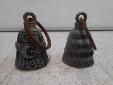 Never Ride Faster Than Your Angel Can Fly GUARDIAN Motorcycle Biker Bell Hanger picture